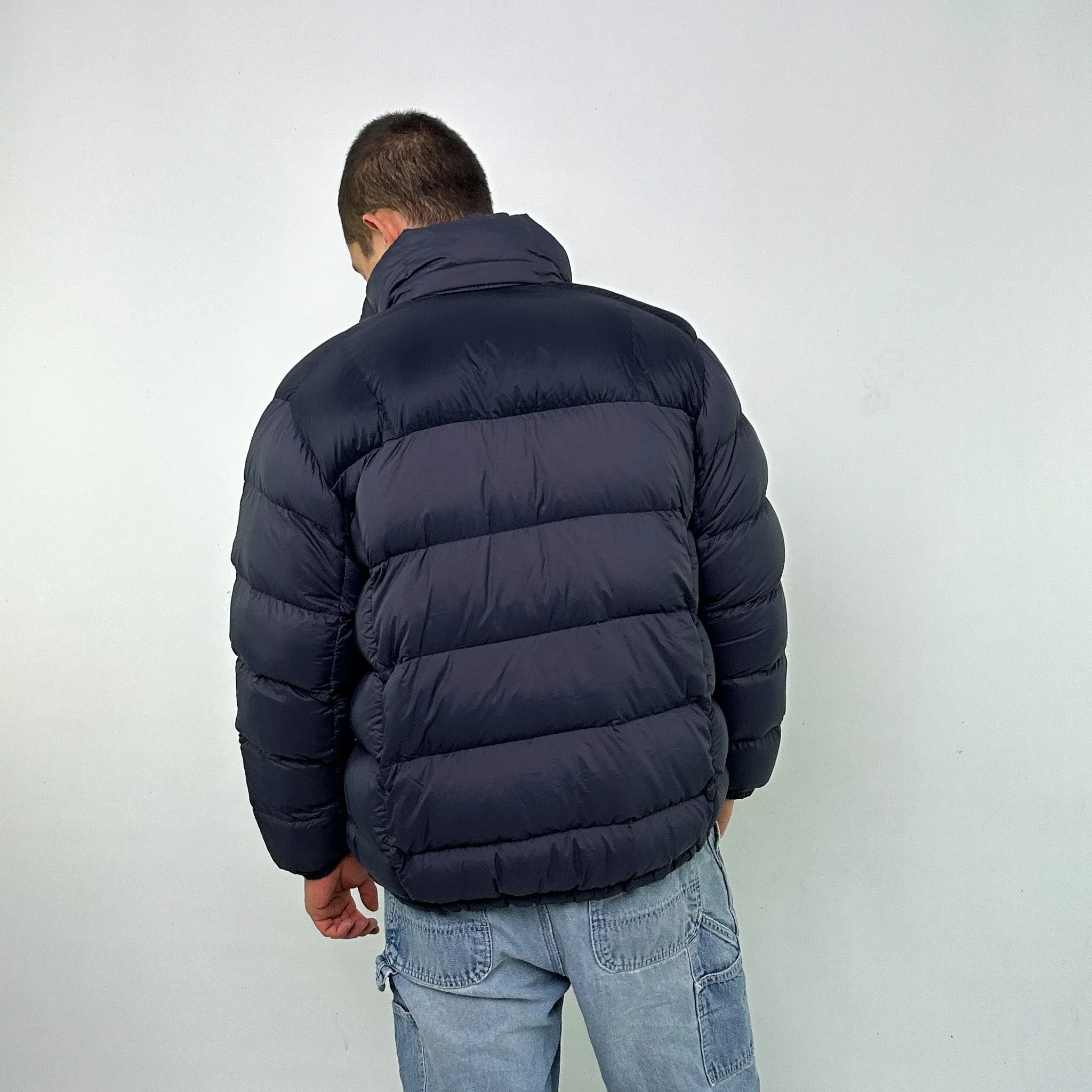 Navy Blue y2ks Montbell Puffer Jacket Coat (XL)