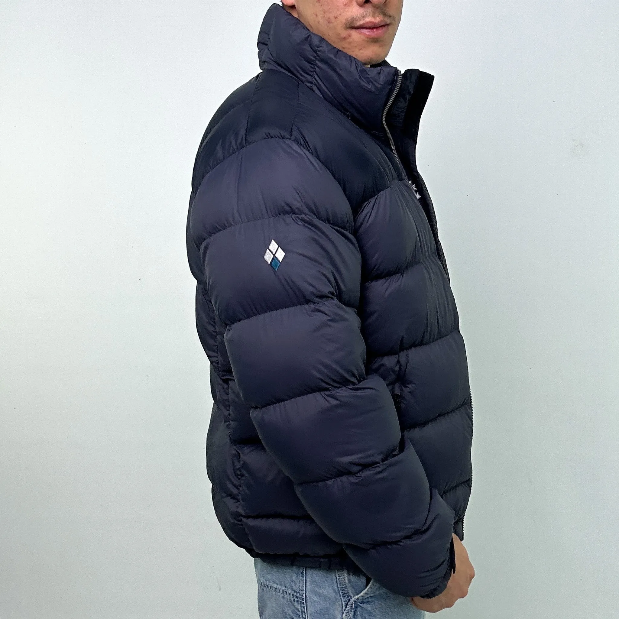 Navy Blue y2ks Montbell Puffer Jacket Coat (XL)