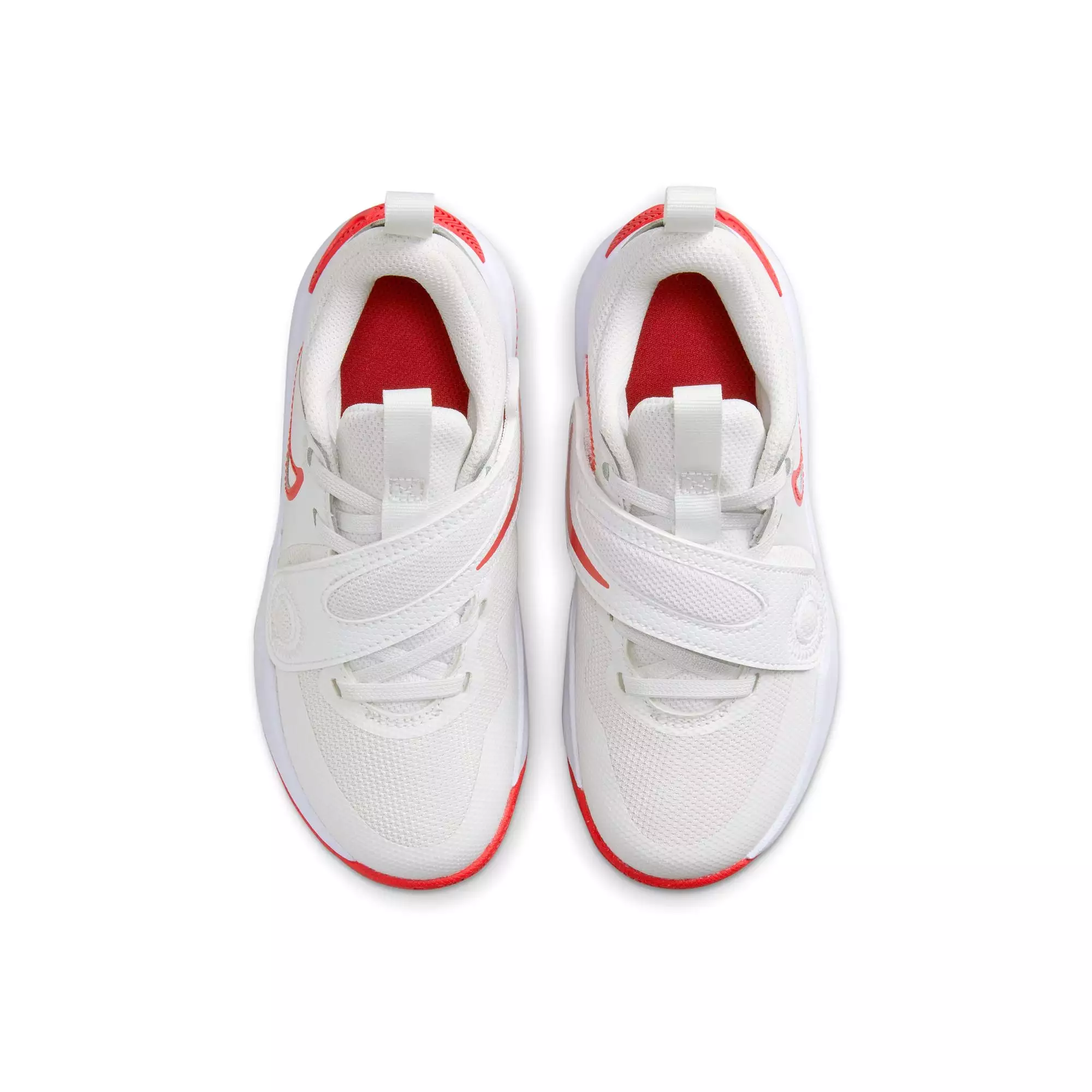 Nike Summit White/Track Red Team Hustle D 11 Children's Sneaker