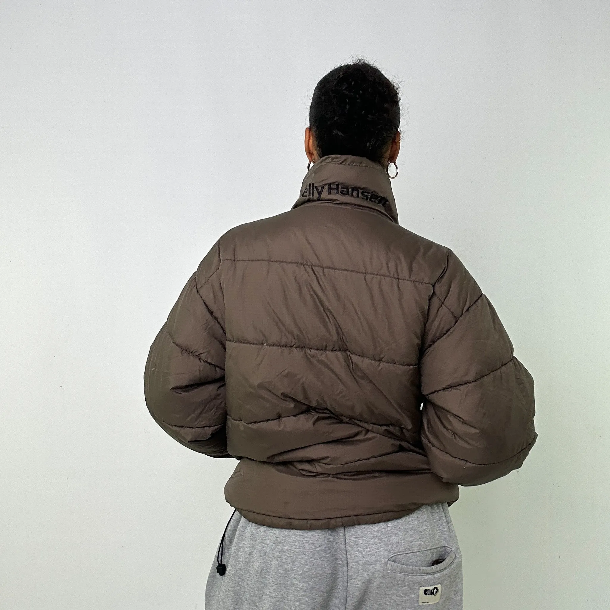 OLIVE GREEN 90S HELLY HANSEN PUFFER JACKET COAT (