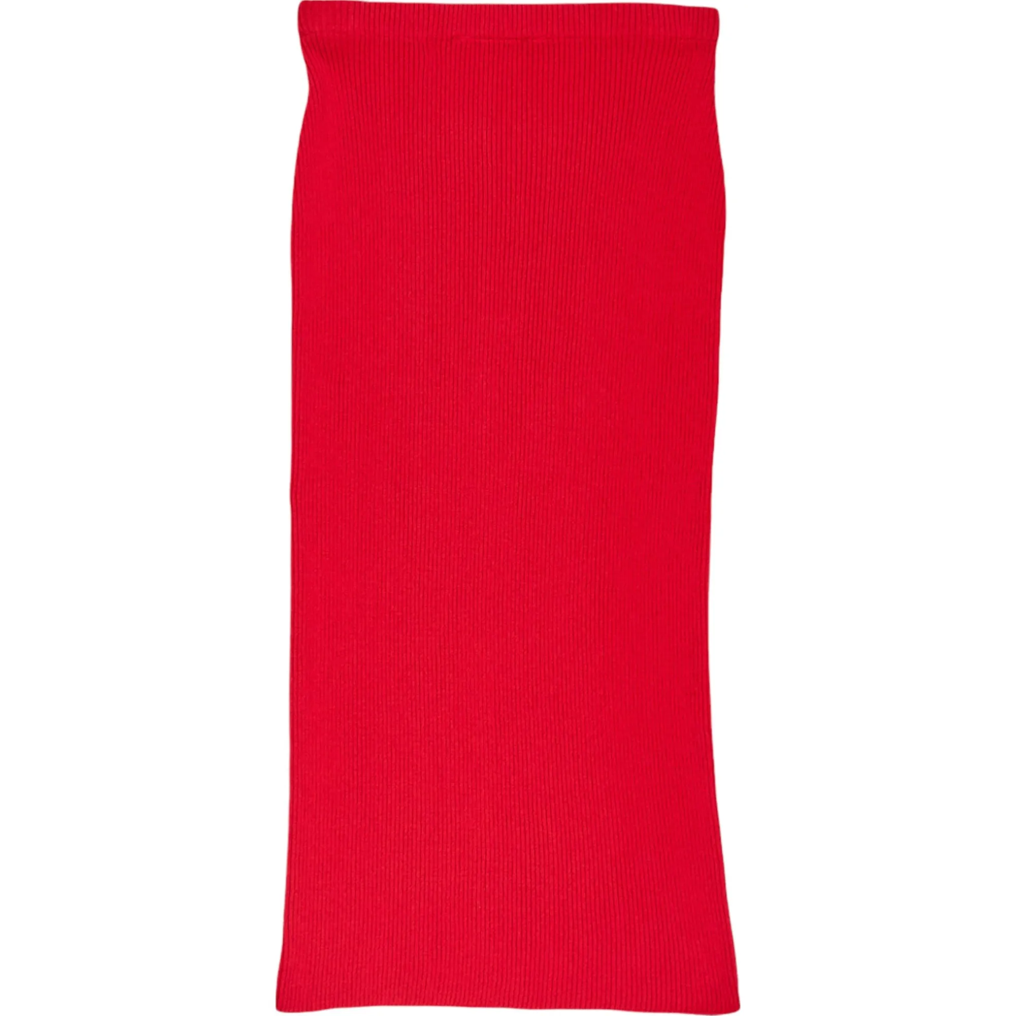 Omnes Red Ribbed Skirt