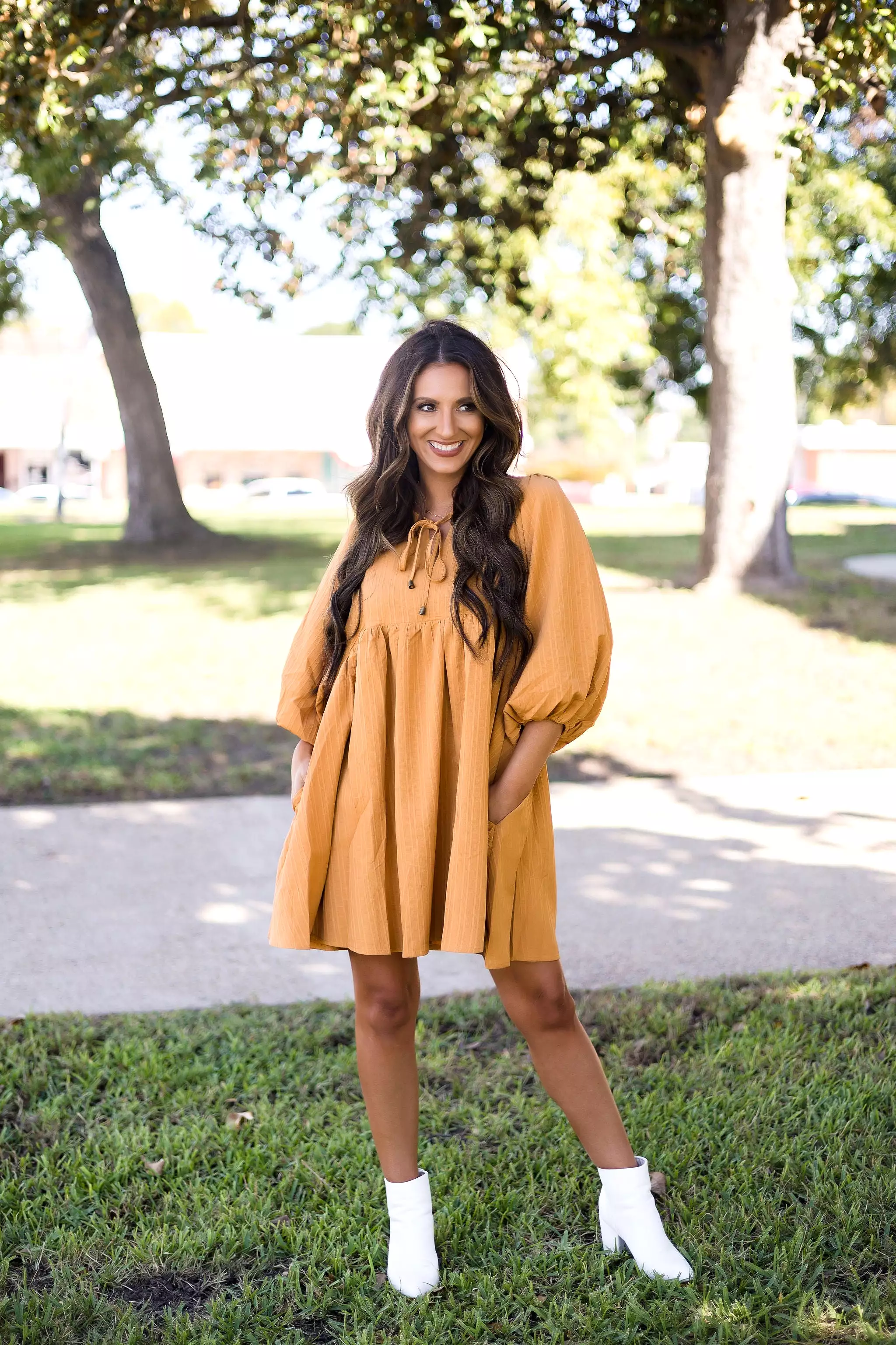 On The Run Camel Dress