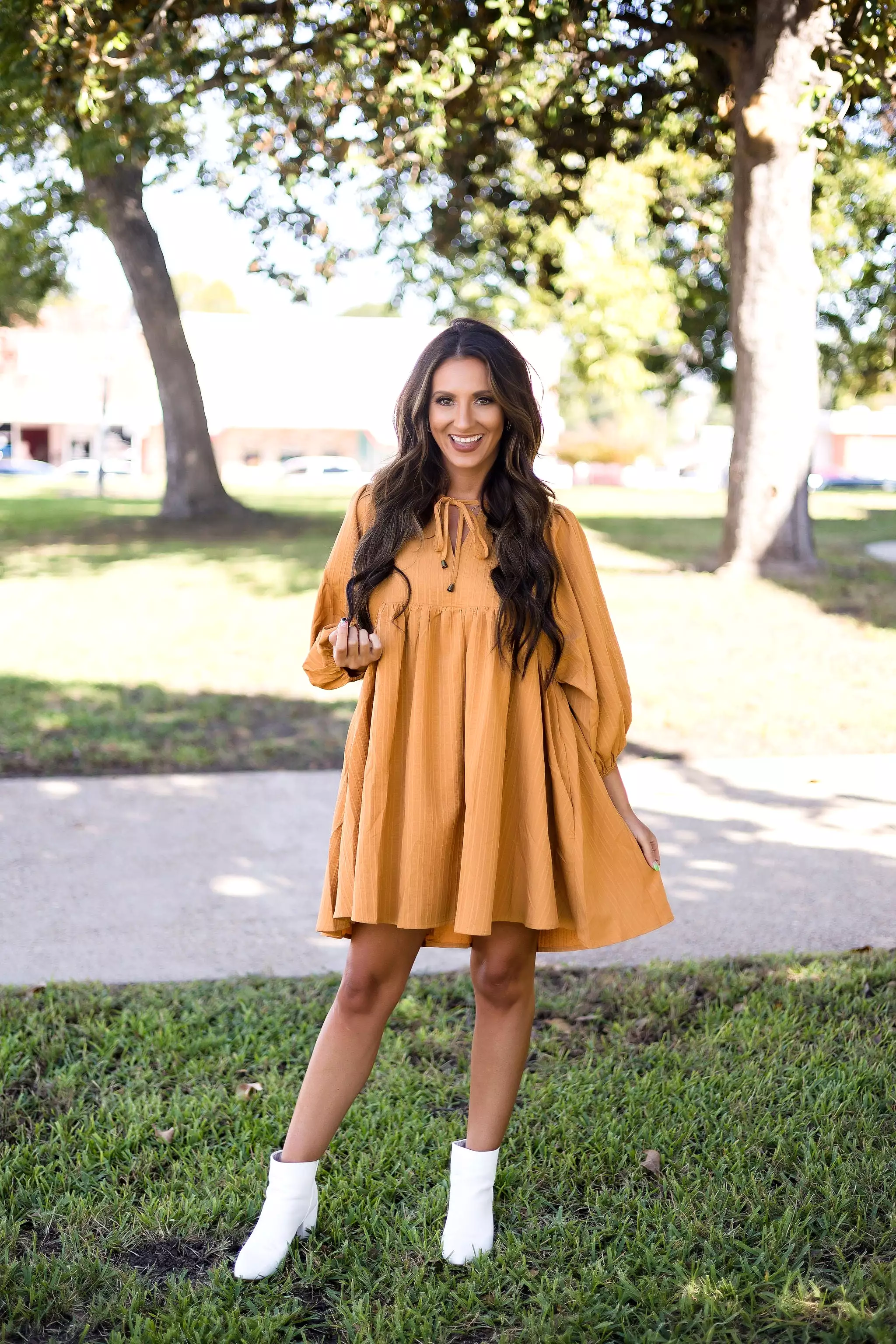 On The Run Camel Dress