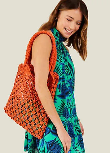 Open Weave Shopper Bag by Accessorize | Look Again