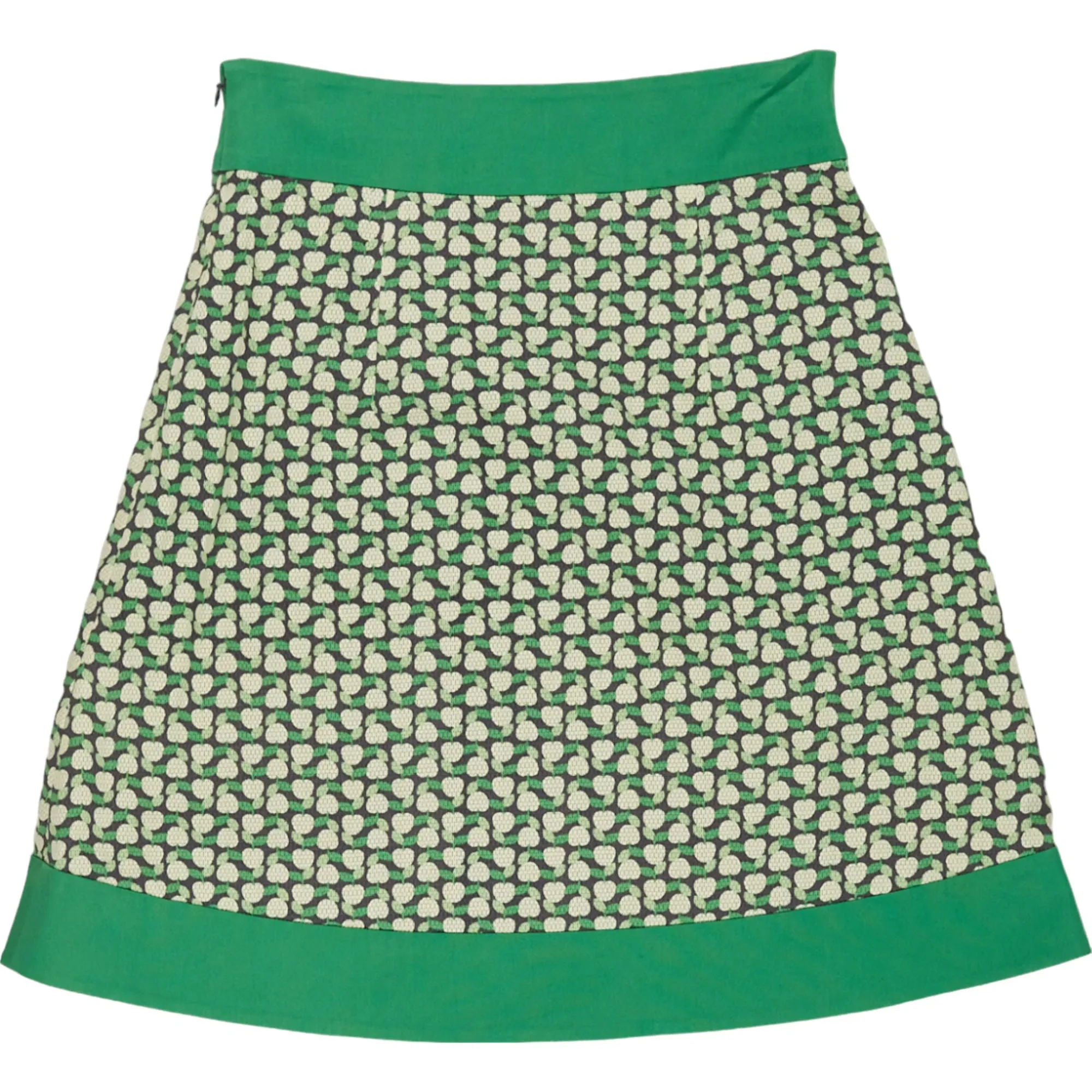 Orla Kiely Green Apple Print Skirt