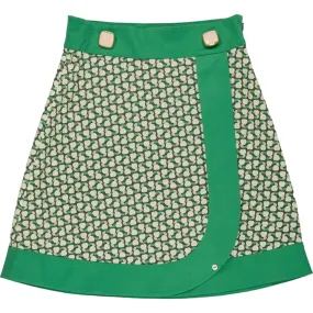 Orla Kiely Green Apple Print Skirt