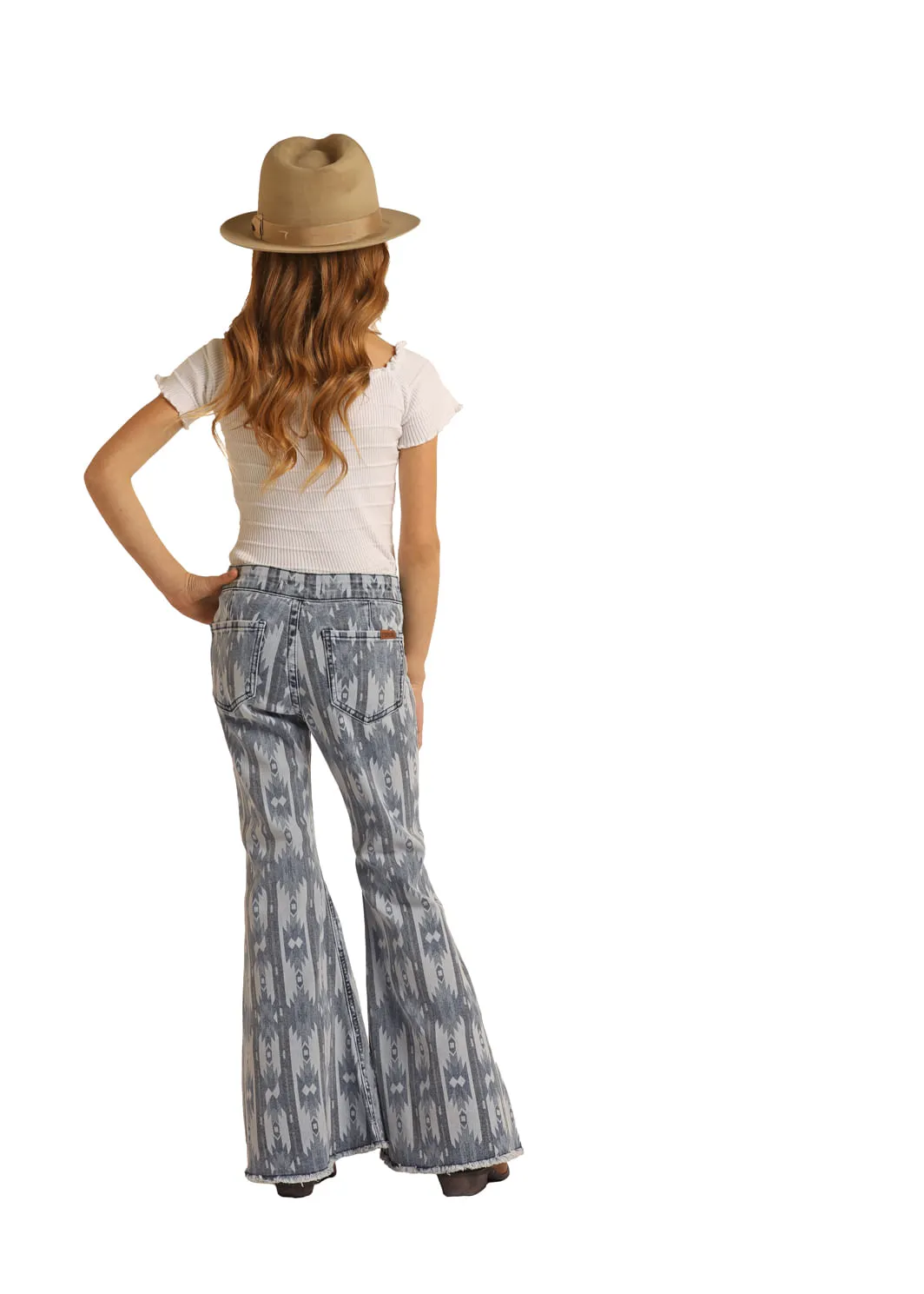 Panhandle Slim Kids Aztec Bell Jeans