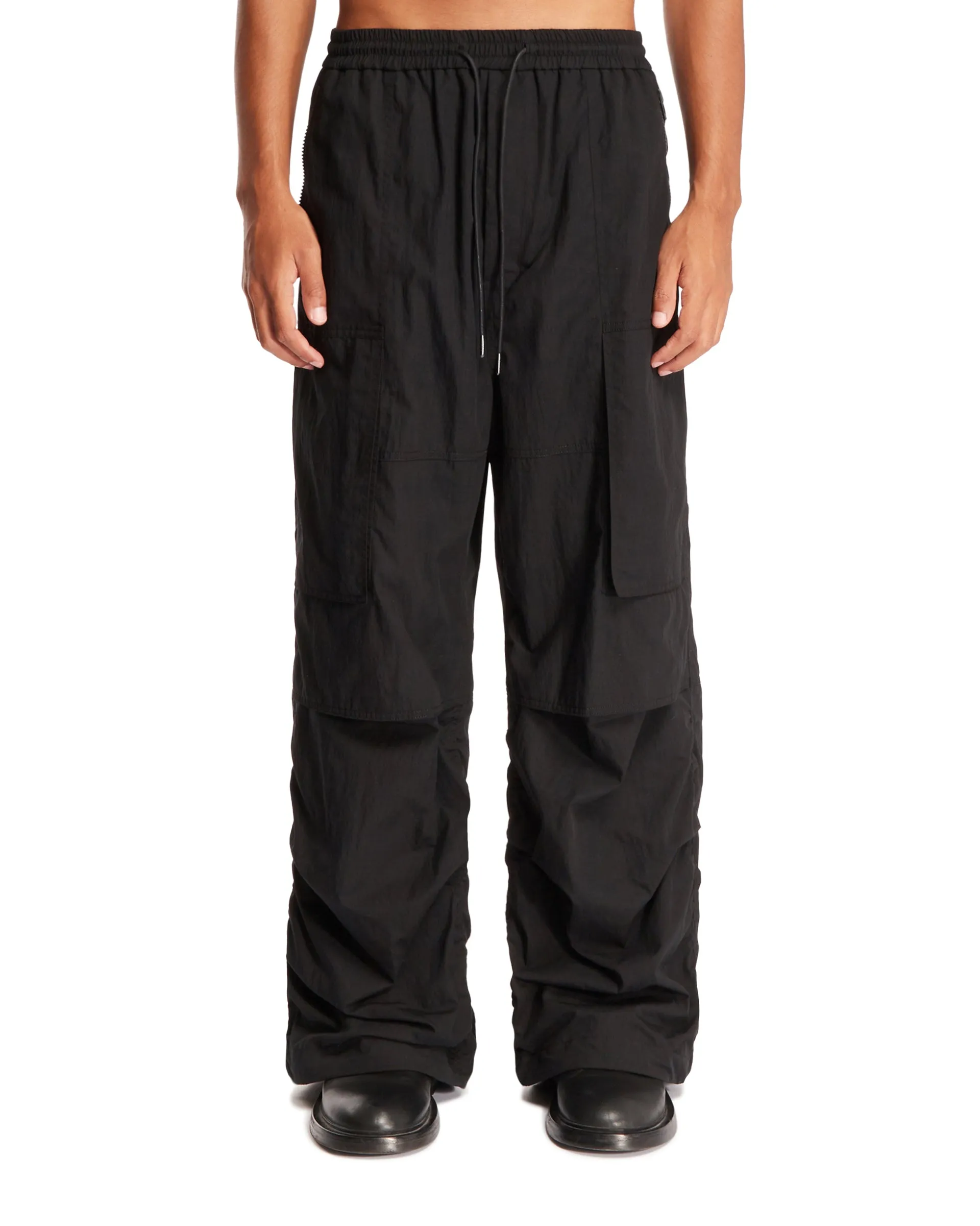 Pantaloni Utility Neri