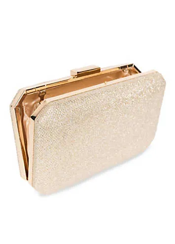 Paradox London Glitter Mesh ’Dulcie’ Box Clutch Bag | Grattan