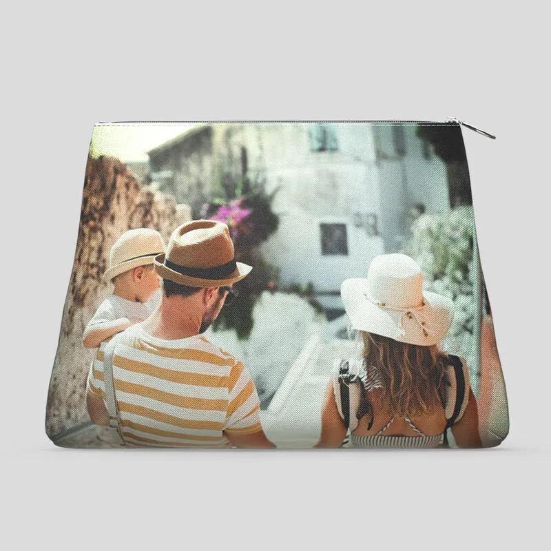 Personalised Clutch Bag UK. Printed Clutch Bag.