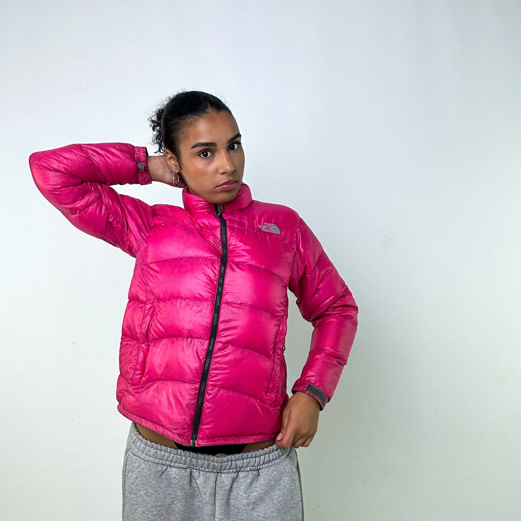 PINK 90S THE NORTH FACE SUMMIT SERIES PUFFER JACKET COAT (