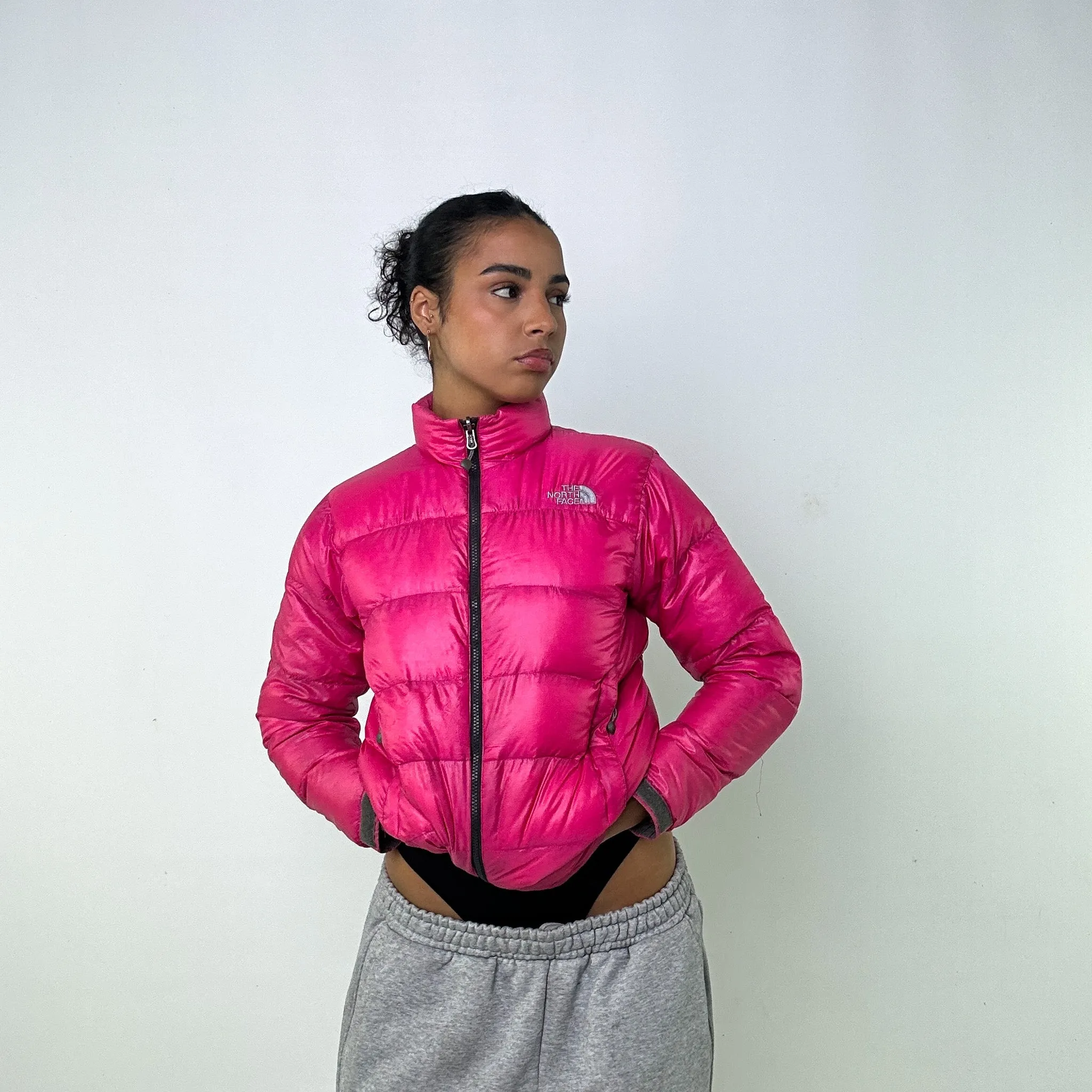 PINK 90S THE NORTH FACE SUMMIT SERIES PUFFER JACKET COAT (