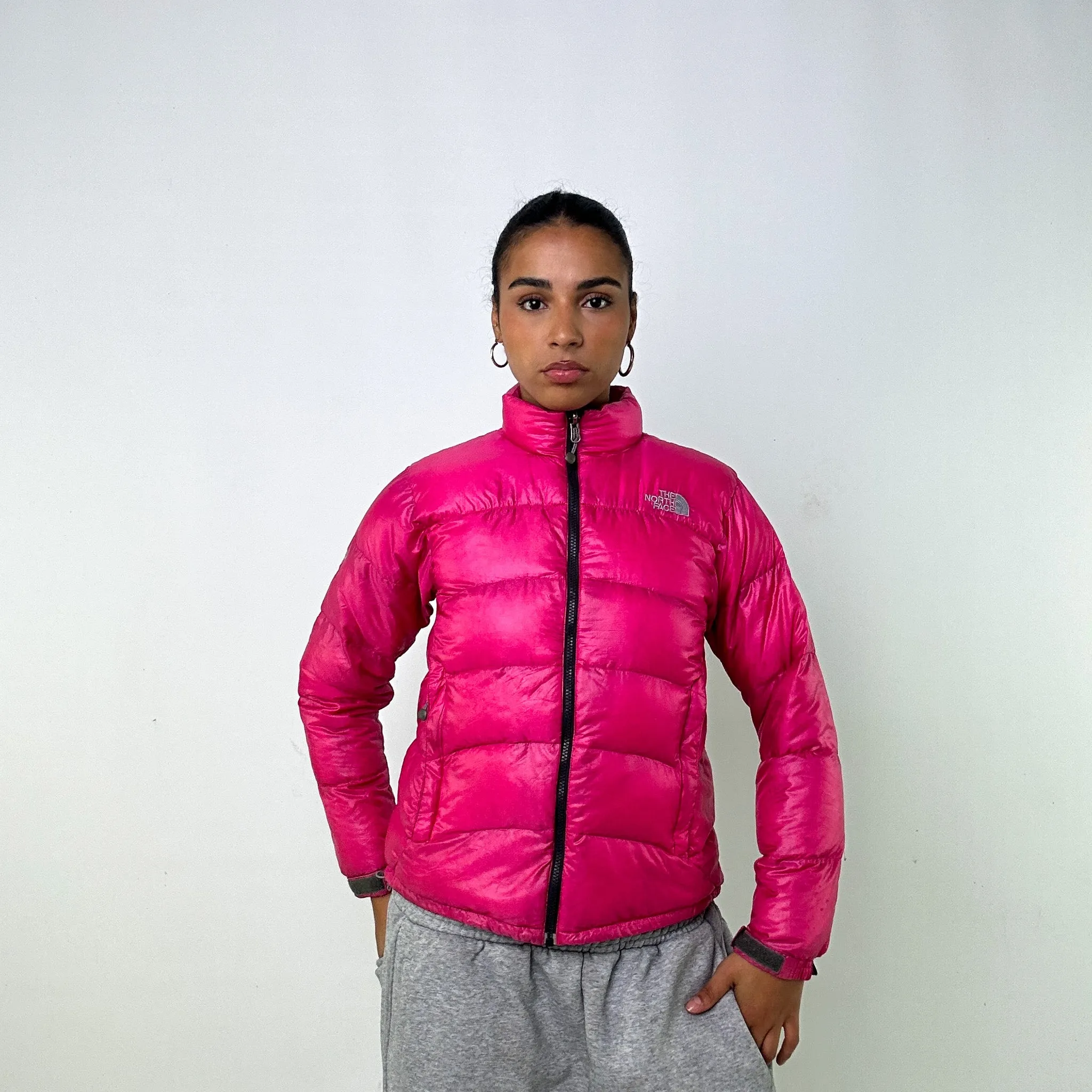 PINK 90S THE NORTH FACE SUMMIT SERIES PUFFER JACKET COAT (