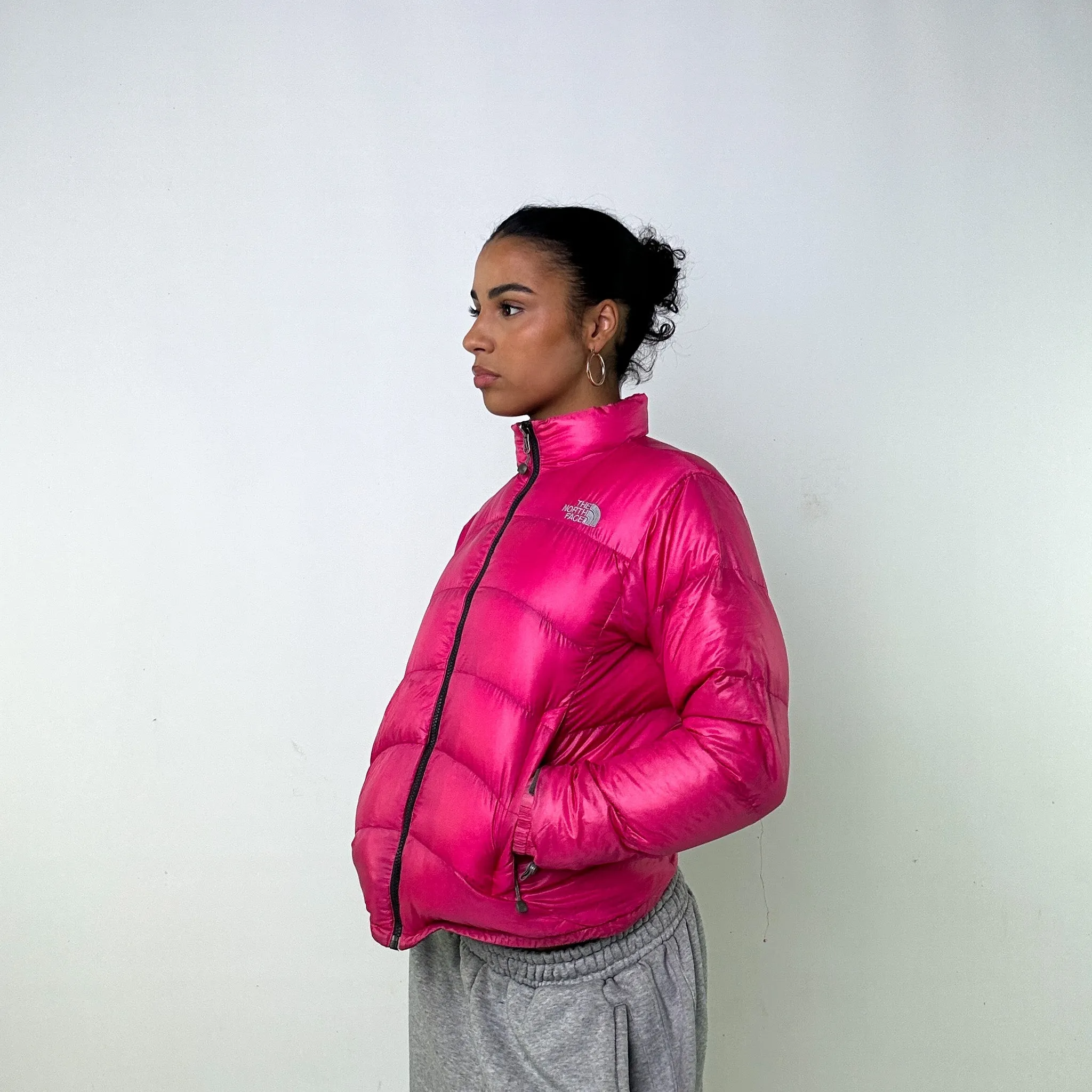 PINK 90S THE NORTH FACE SUMMIT SERIES PUFFER JACKET COAT (