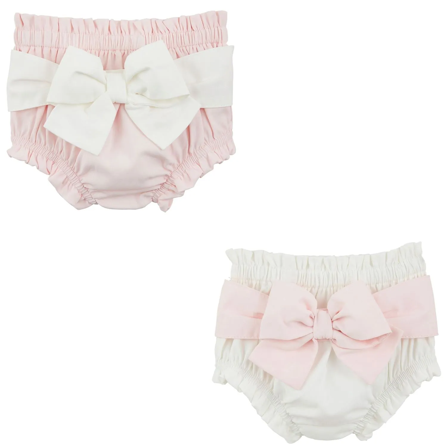 Pink Bow Diaper Cover