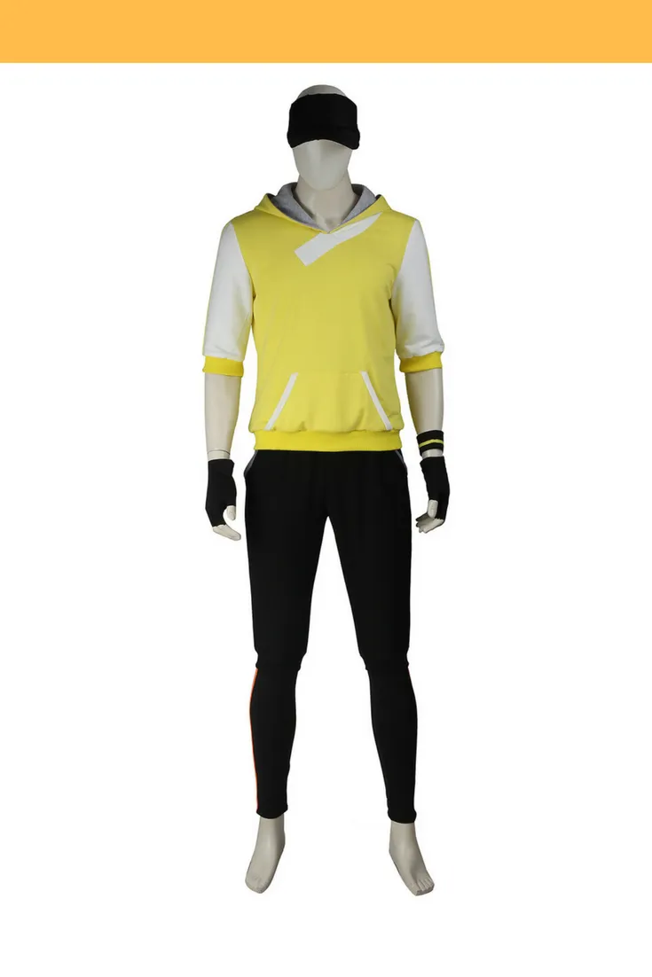 Pokemon Go Yellow Male Trainer Cosplay Costume