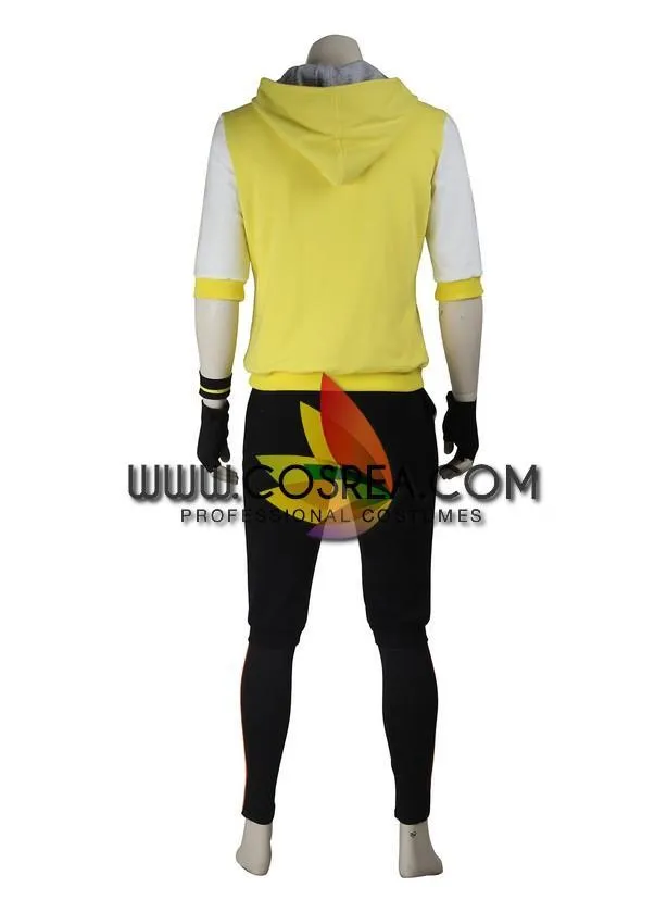 Pokemon Go Yellow Male Trainer Cosplay Costume