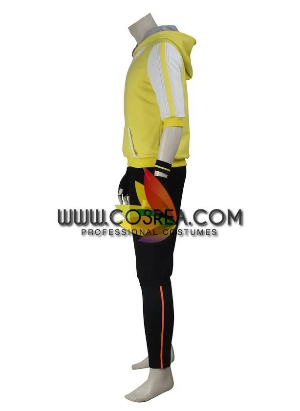 Pokemon Go Yellow Male Trainer Cosplay Costume