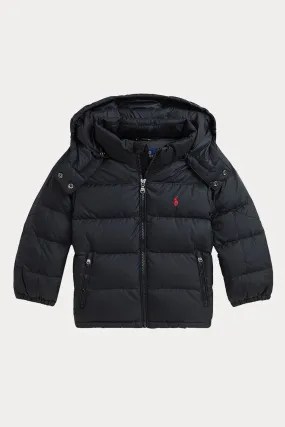 Polo Ralph Lauren Kids 6-7 Ya Unisex ocuk Kapüonlu Puffer Mont