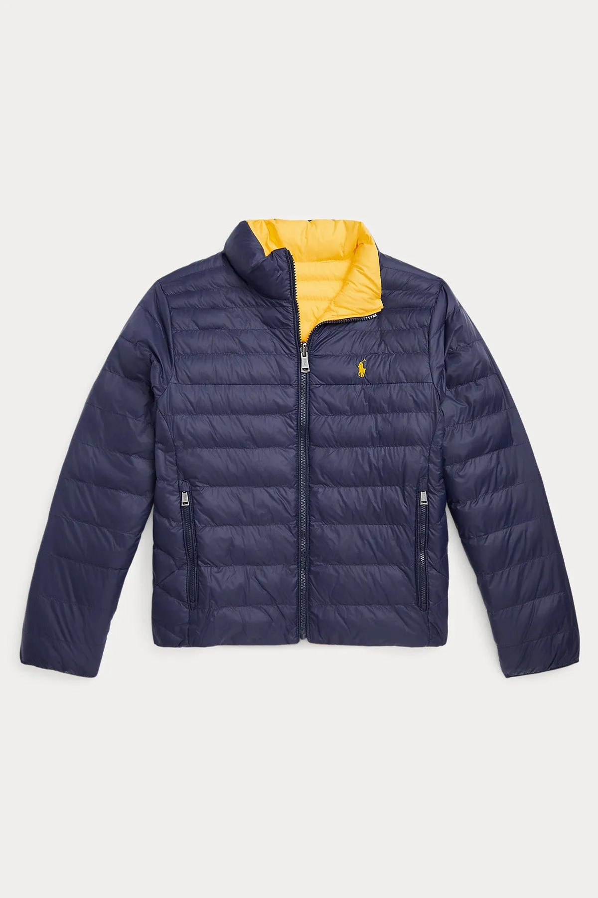 Polo Ralph Lauren Kids S-L Beden Erkek ocuk ift Tarafl Puffer Mont