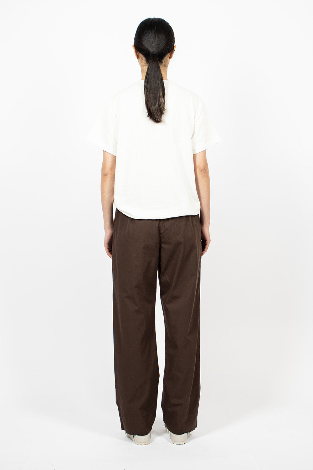 Poplin Pyjama Pants Coffee