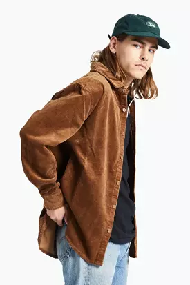 Porter Corduroy L/S Overshirt - Bison