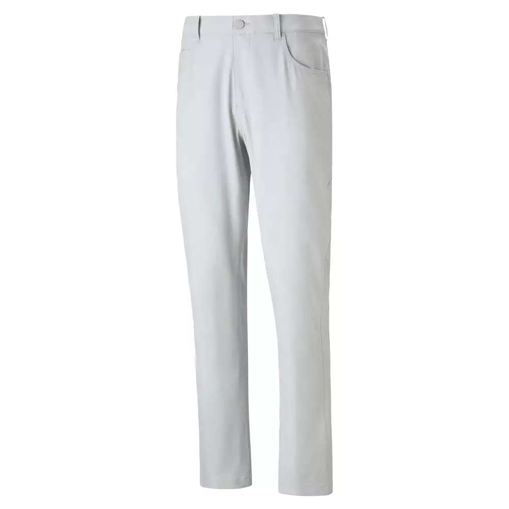 Puma Men's Dealer 5 Pocket Golf Pants - Ash Gray