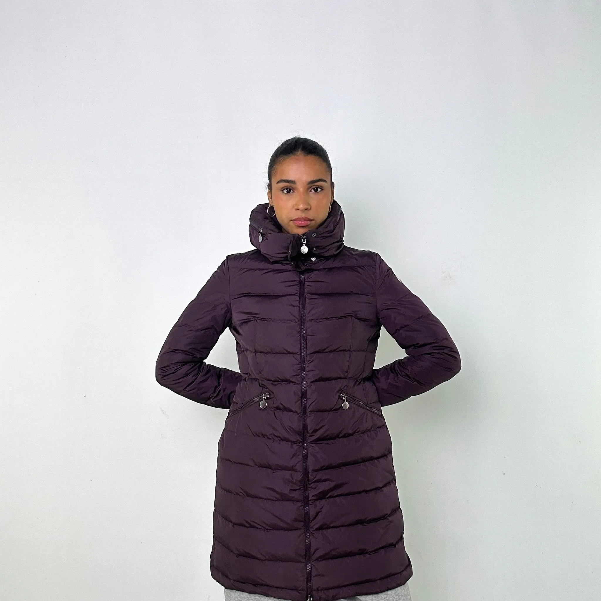 PURPLE Y2KS MONCLER FLAMME GIUBOTTO PUFFER JACKET COAT (