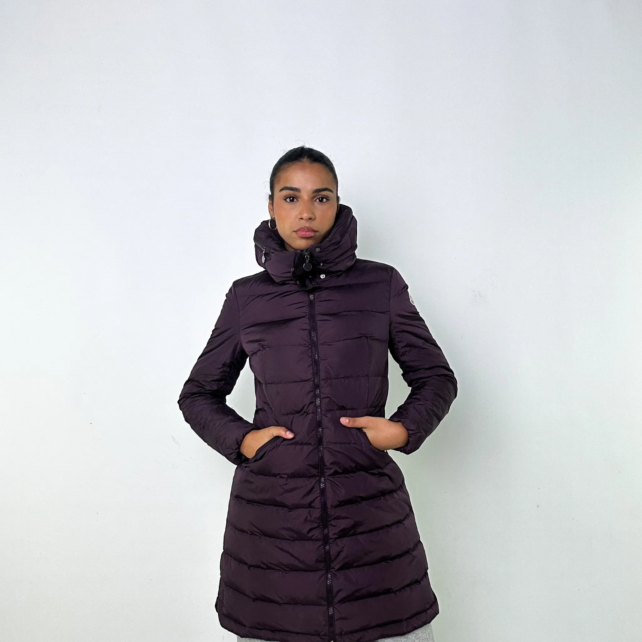 PURPLE Y2KS MONCLER FLAMME GIUBOTTO PUFFER JACKET COAT (