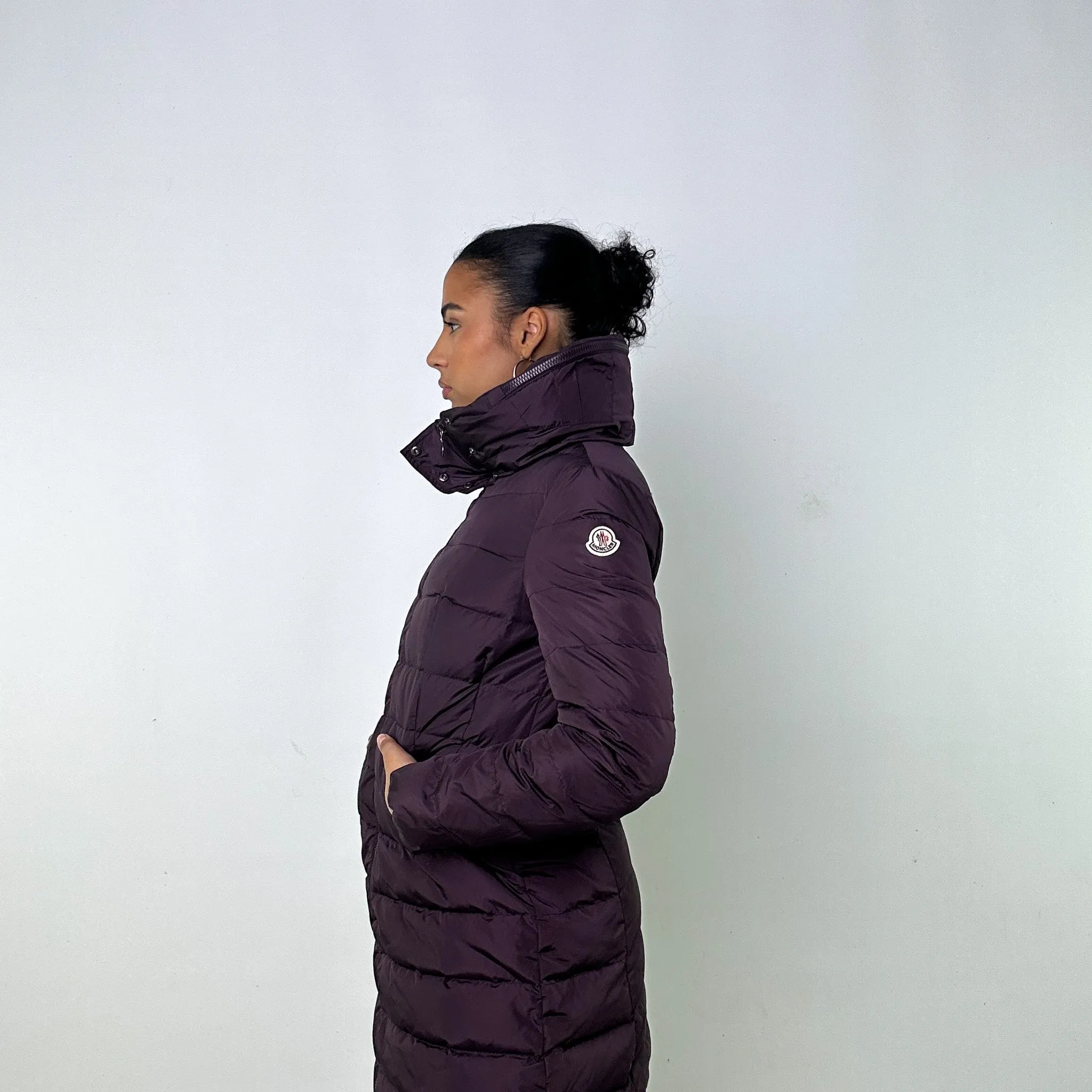 PURPLE Y2KS MONCLER FLAMME GIUBOTTO PUFFER JACKET COAT (