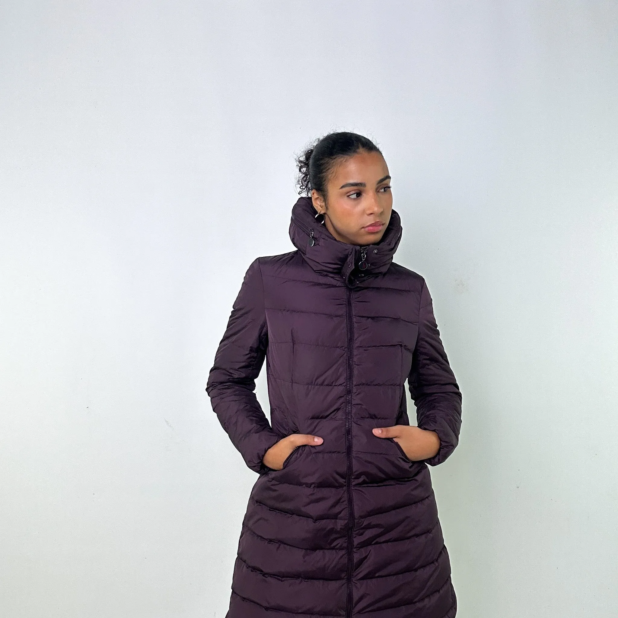 PURPLE Y2KS MONCLER FLAMME GIUBOTTO PUFFER JACKET COAT (