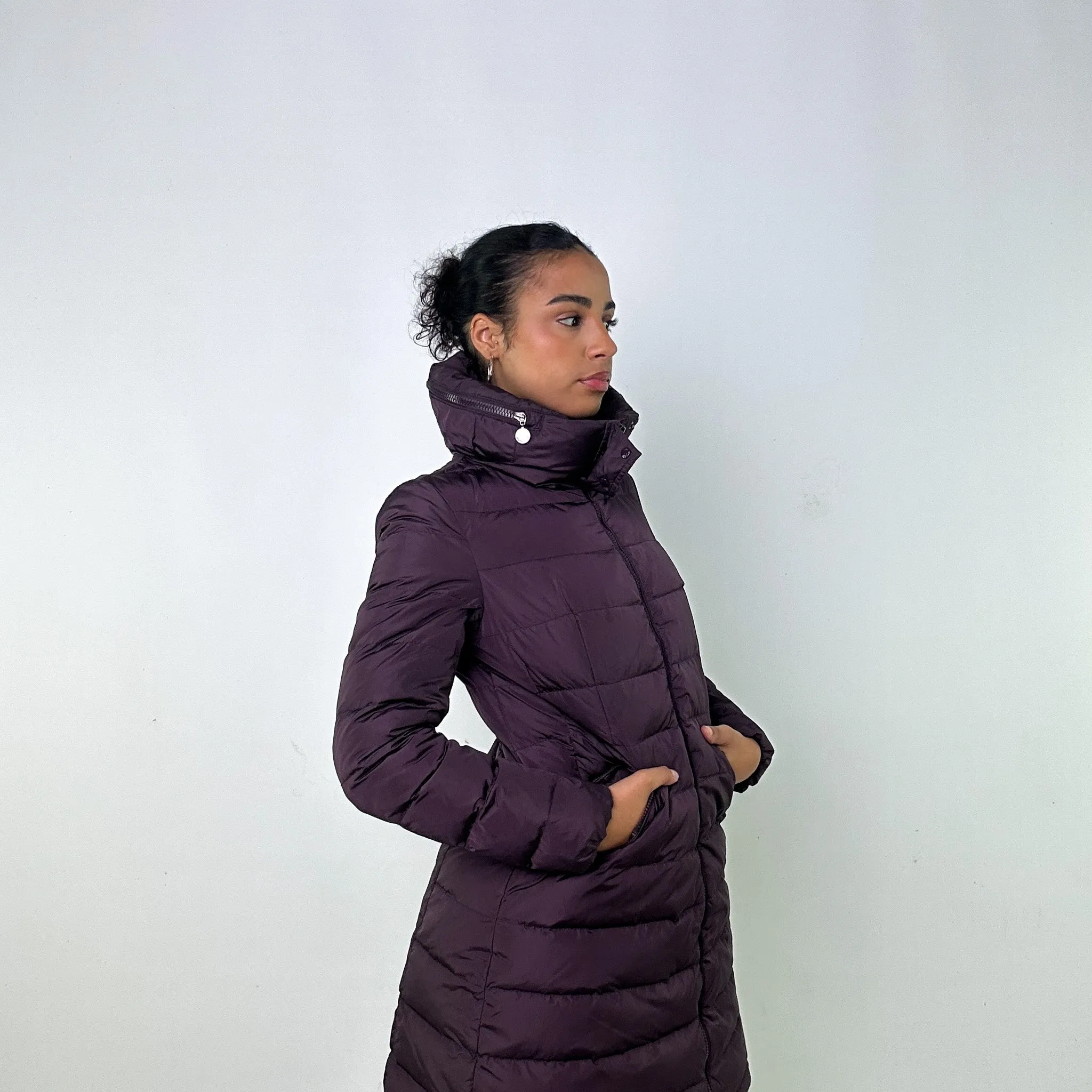 PURPLE Y2KS MONCLER FLAMME GIUBOTTO PUFFER JACKET COAT (