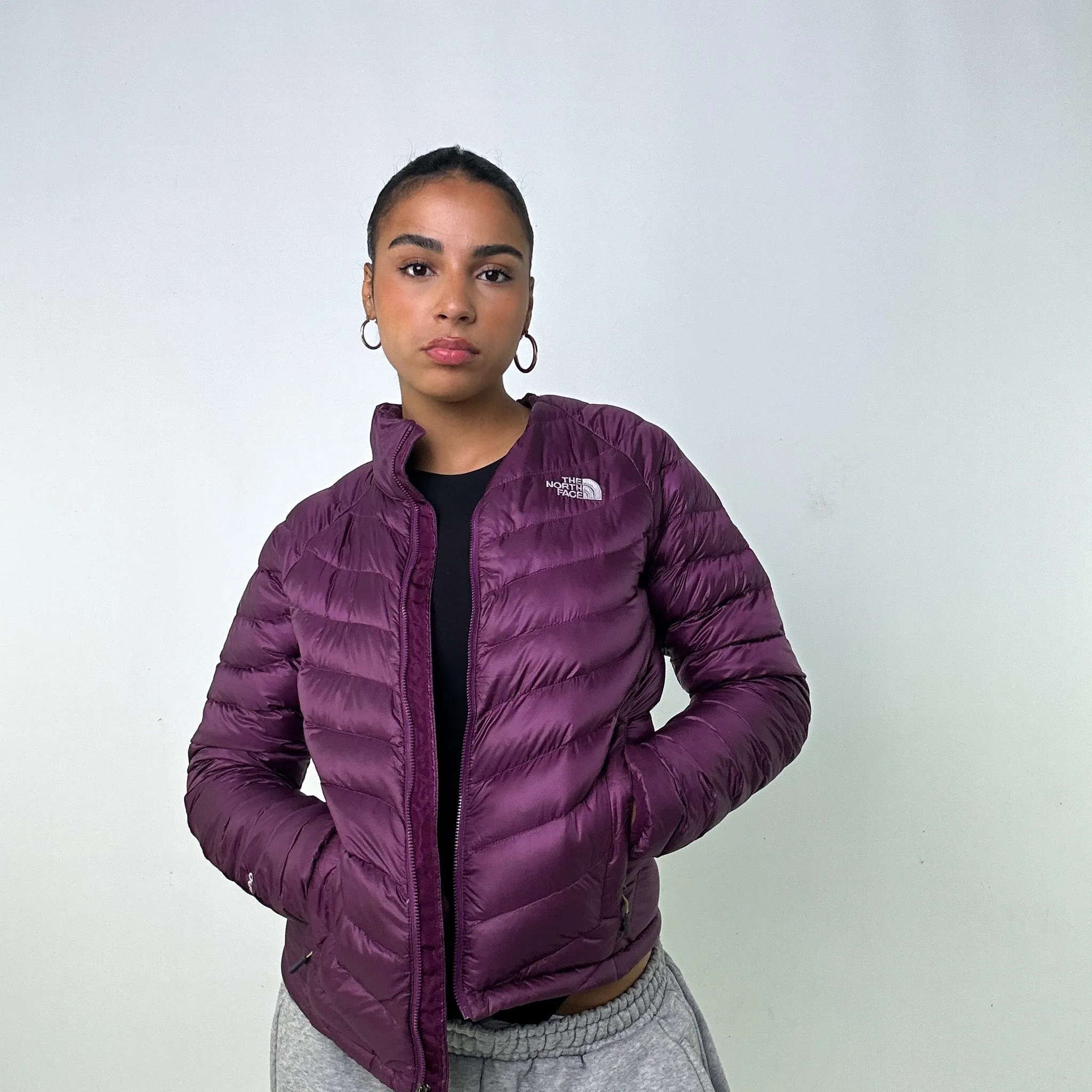 PURPLE Y2KS THE NORTH FACE 800 SERIES PUFFER JACKET COAT (