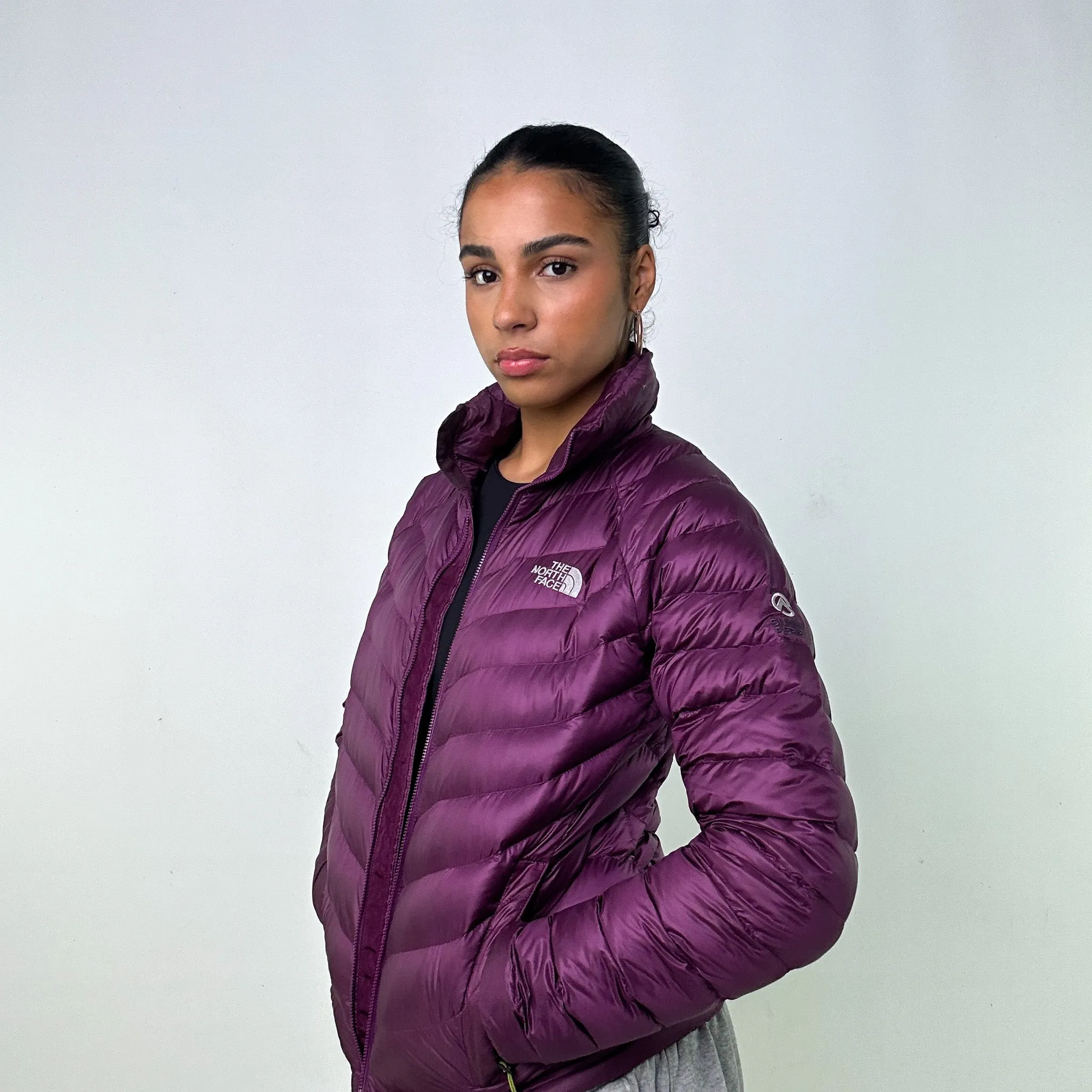 PURPLE Y2KS THE NORTH FACE 800 SERIES PUFFER JACKET COAT (