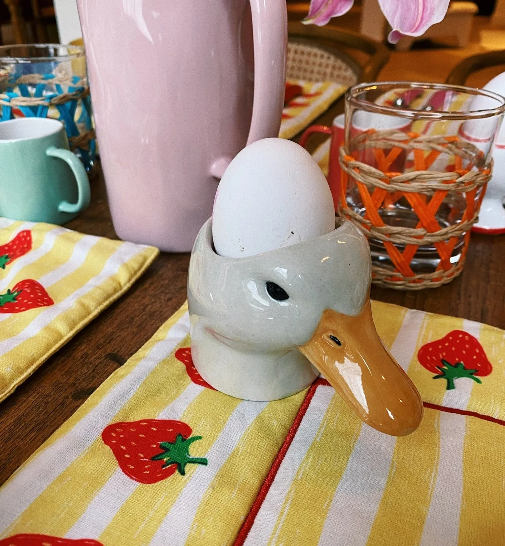 Quail Pekin Duck Egg Cup