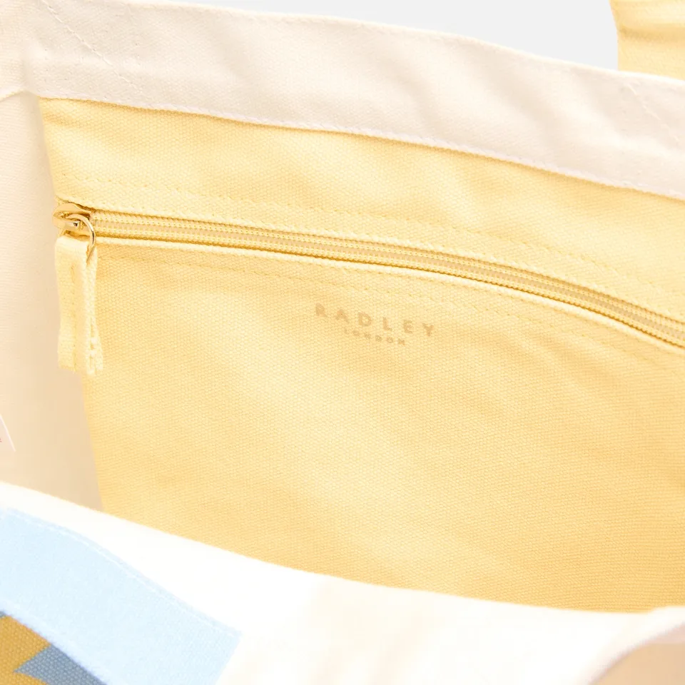 Radley Summer Craft Canvas Tote Bag