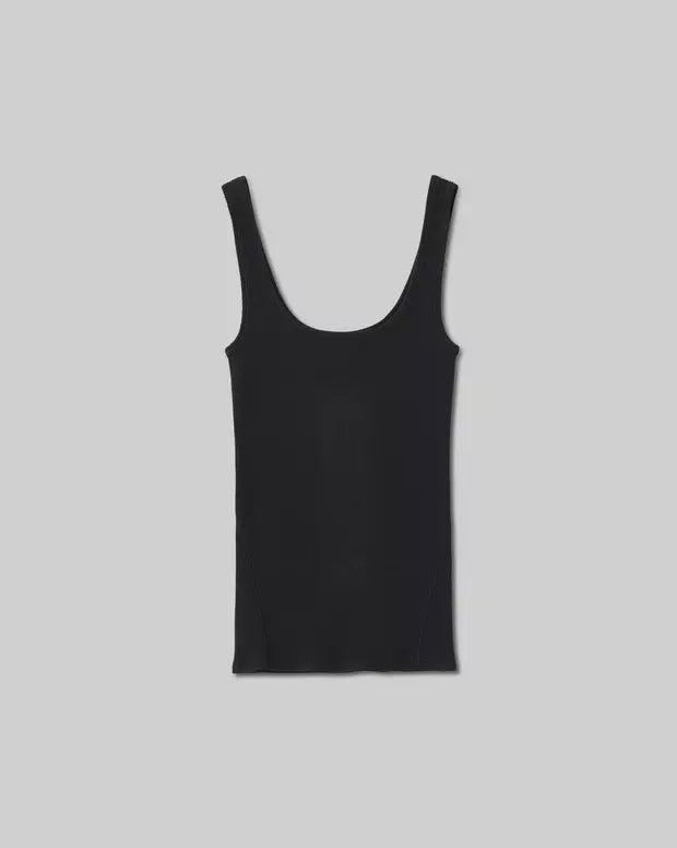 Rag & Bone Essential Rib Scoop Neck Tank