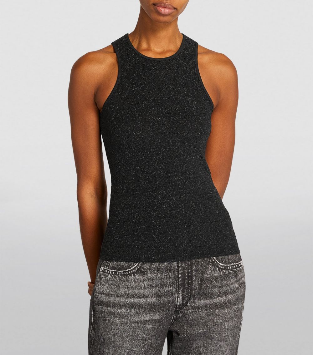 Rag & Bone Lilith Metallic Tank