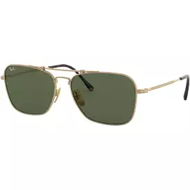 Ray-Ban Caravan Titanium Adult Lifestyle Sunglasses (Brand New)