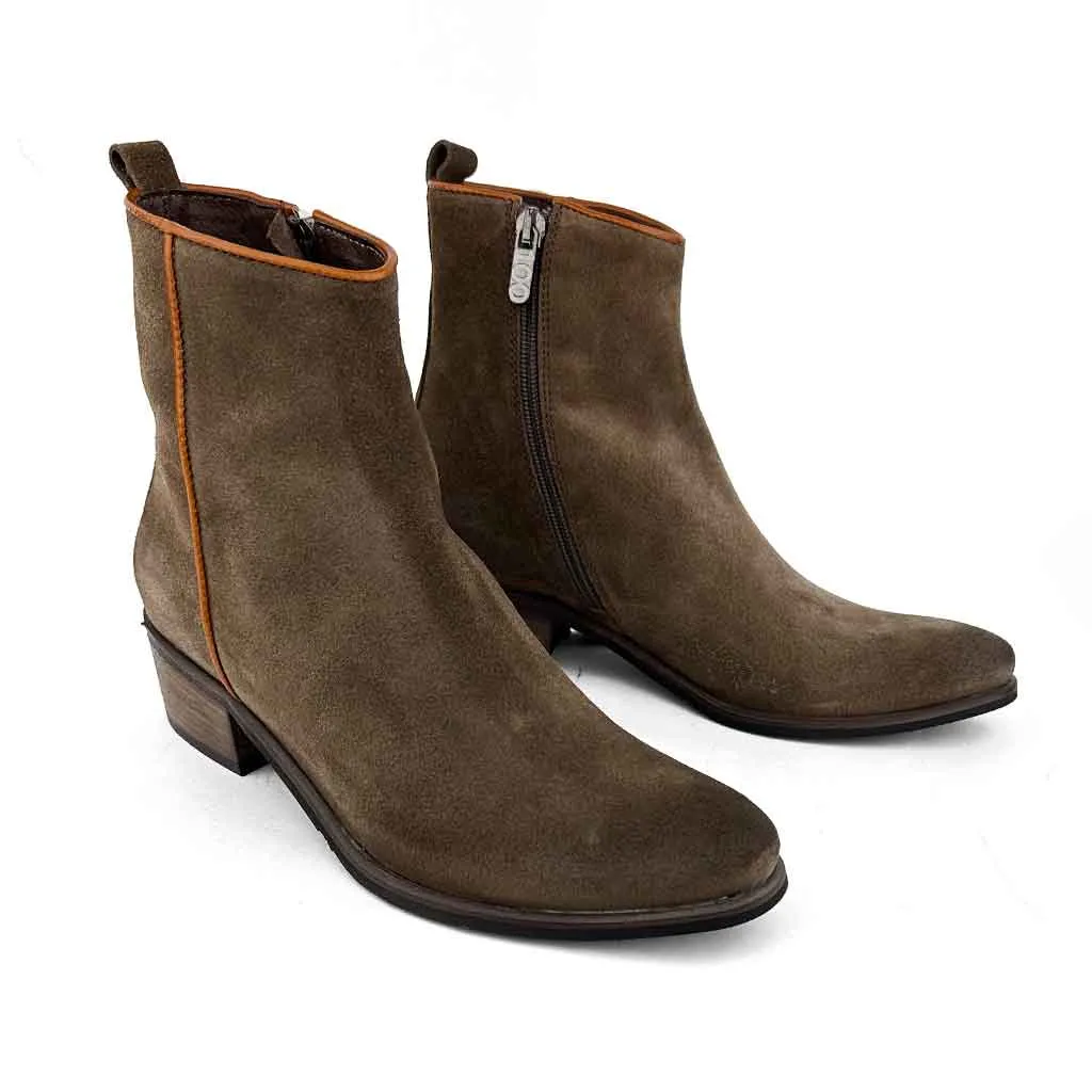 re-souL Toledo Ankle Boot - Taupe Suede