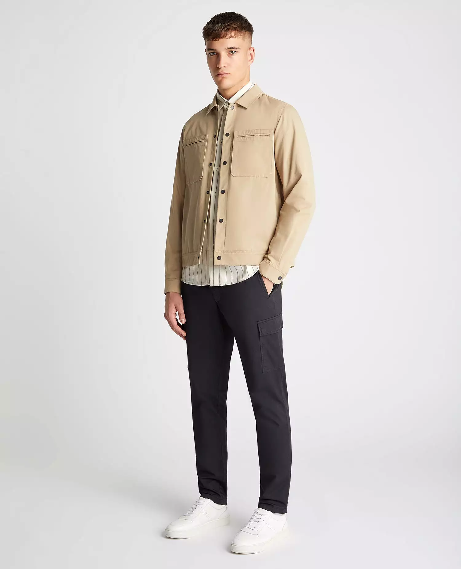 REMUS UOMO Coby Utility Jacket/Stone - New SS24