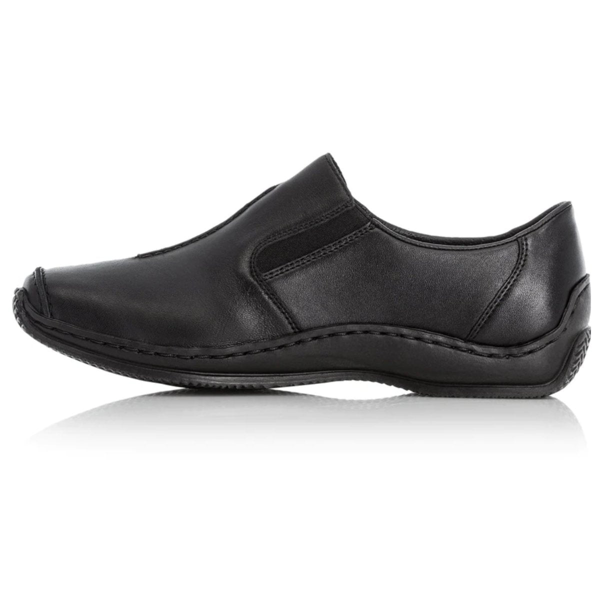 Rieker Women's L1751-00 Celia Black/Black Leather