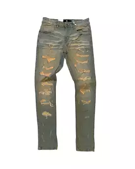 Rip & Repair Slim Fit Denim