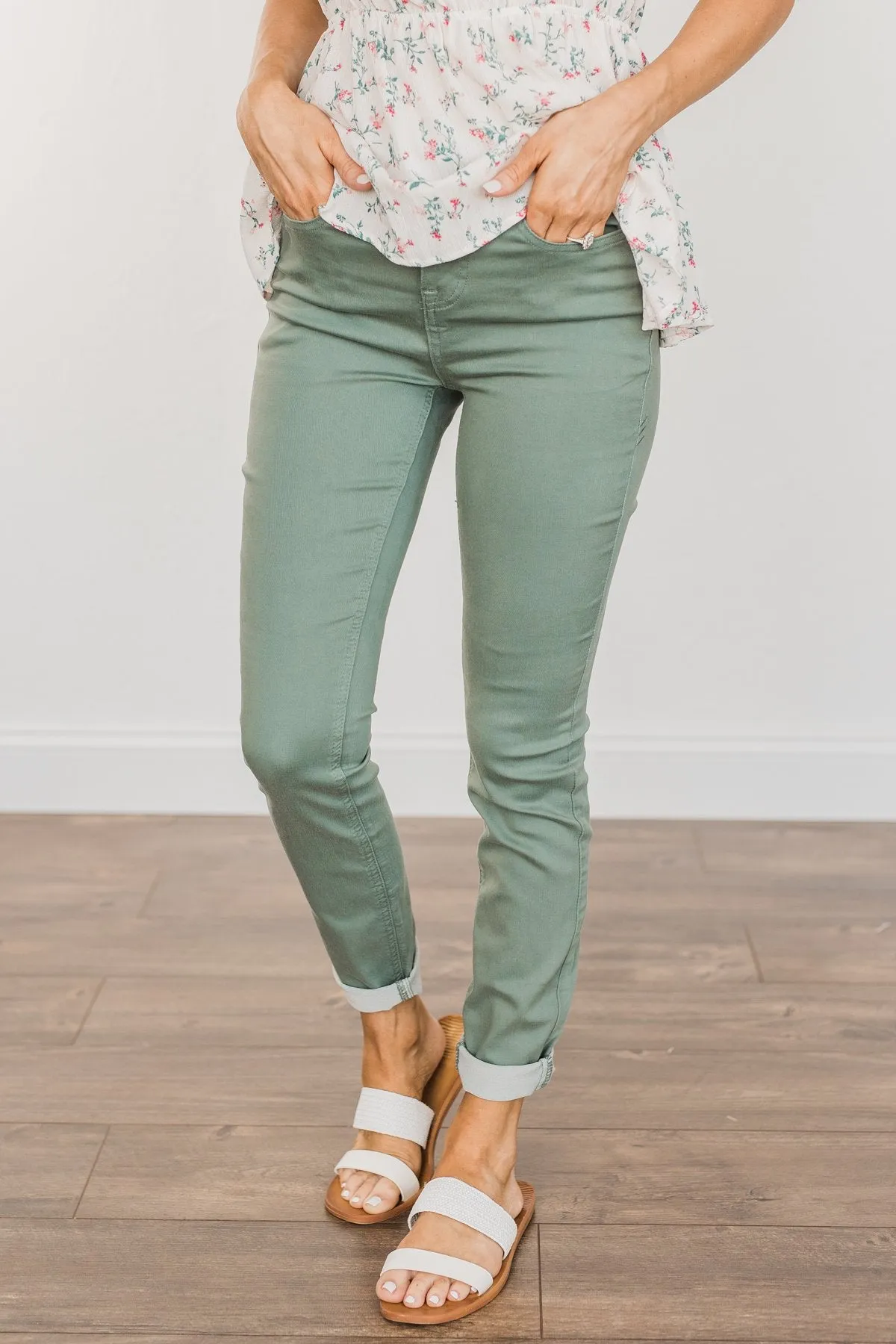 Rubberband Stretch Skinny Jeans- Paris Wash