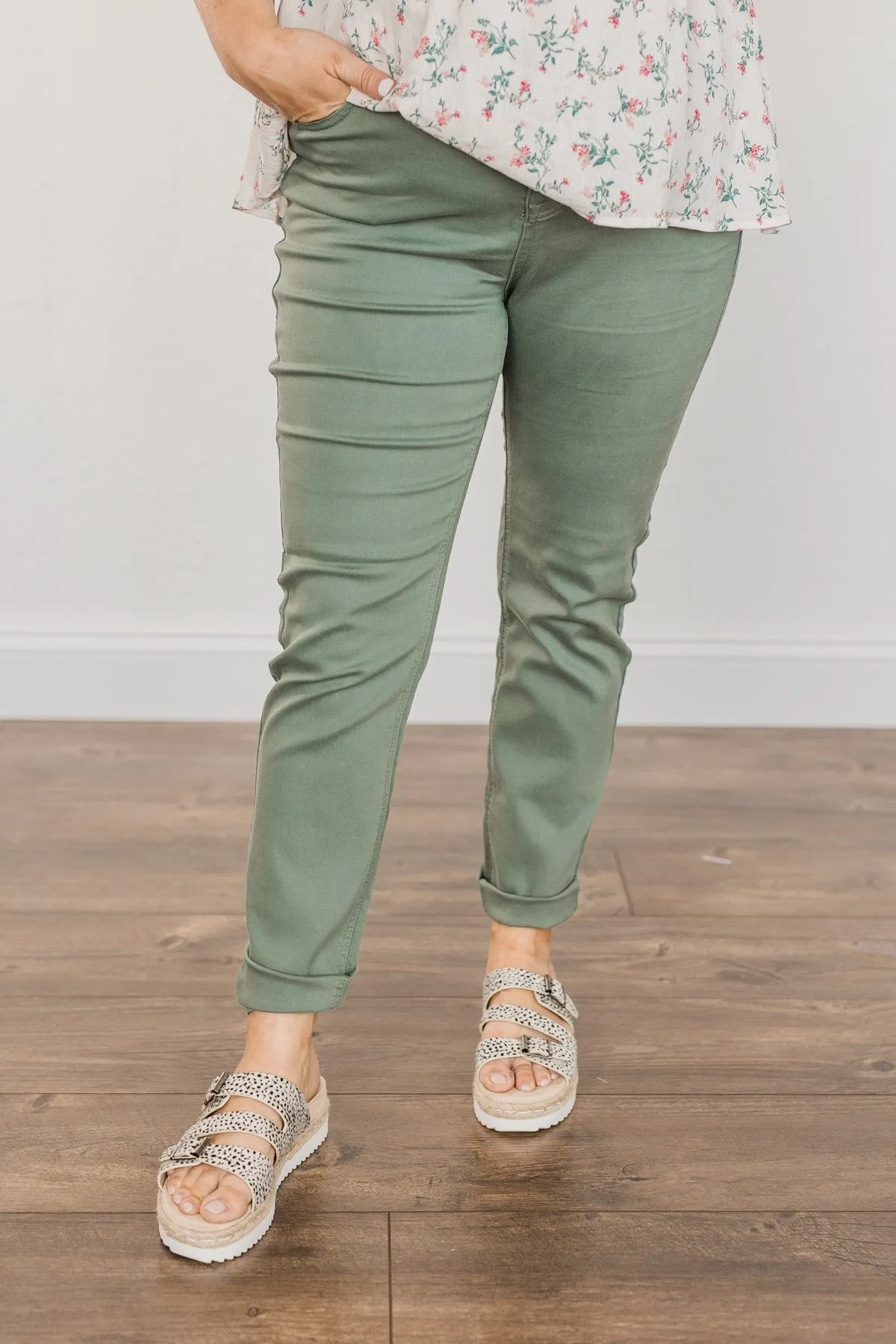 Rubberband Stretch Skinny Jeans- Paris Wash