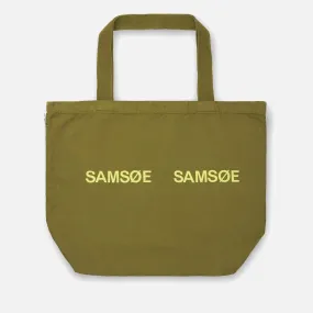 Samsøe Samsøe Frinka Organic Cotton-Canvas Tote Bag