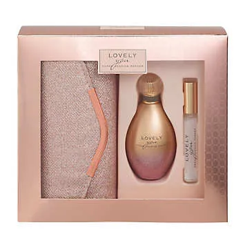 Sarah Jessica Parker Lovely You 100ml Eau de Parfum & Rose Clutch Bag Gift Set | Kaleidoscope