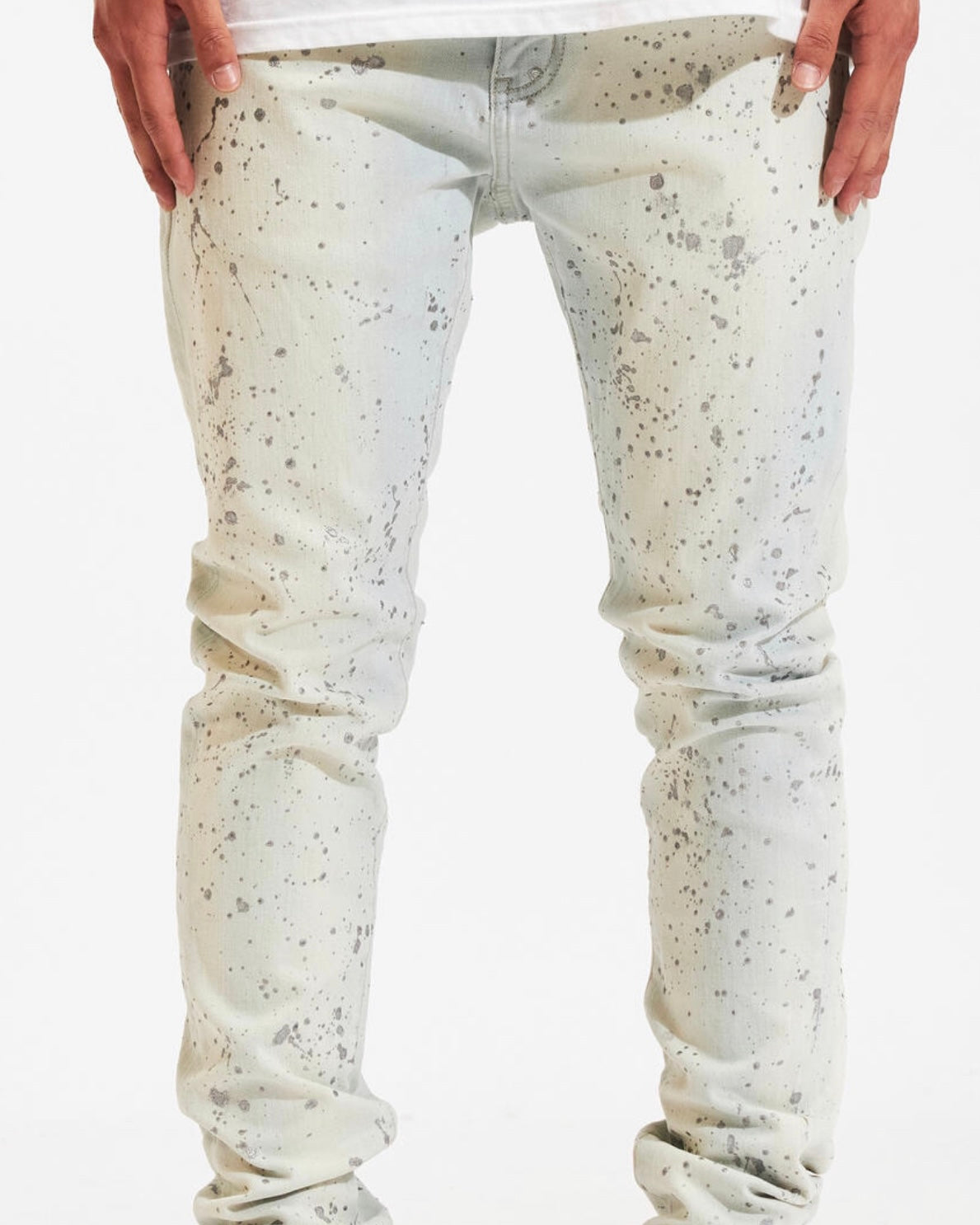 Splattered Denim