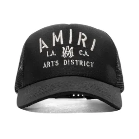 Stencil Trucker Hat - Black