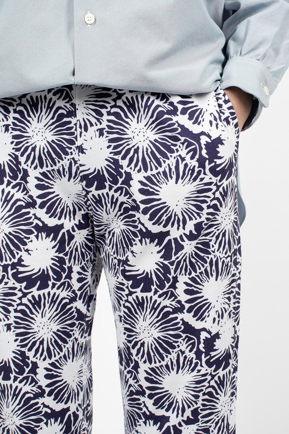 STK Pant Navy/White